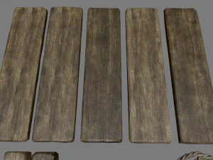 woods and ropes 3D Model
