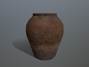 old vase set 3D 모델