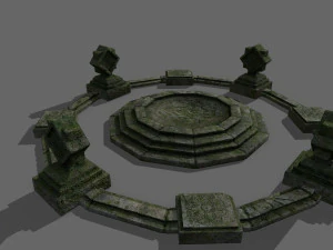 temple 3D Model