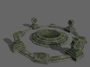 temple 3D Model