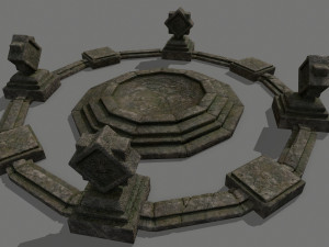 temple Model 3D