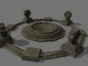 temple Model 3D