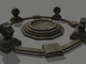 temple Model 3D
