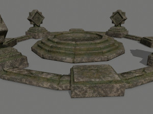 temple Model 3D