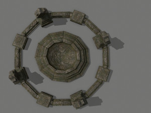 temple Model 3D