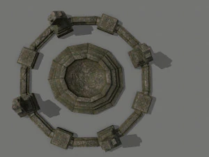 temple 3D Model