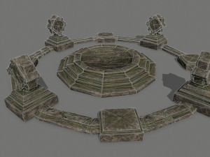 temple Model 3D