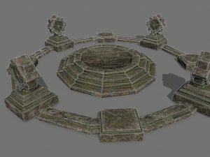 temple 3D Model