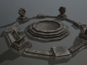 temple 3D Model