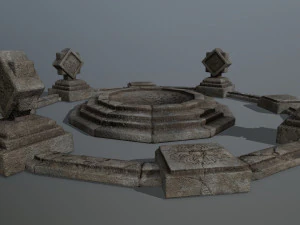 temple 3D Model