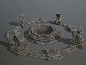 temple 3D Model