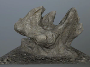 चट्टानों 3D मॉडल