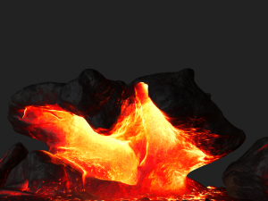 lava rocks 3D Model