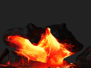 lava rocks 3D Model