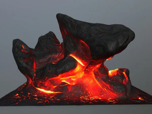 lava rocks 3D Model