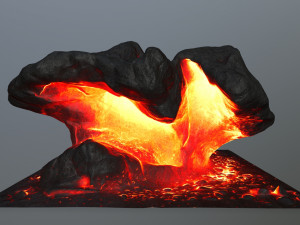 lava rocks 3D Model