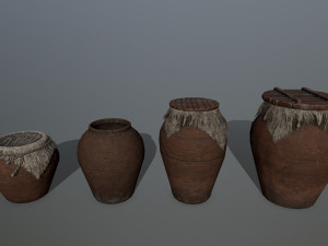 vase set 3D-Modell