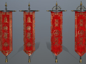 flag 3D Model