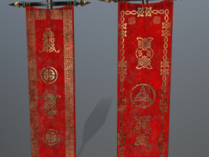 flag 3D Model