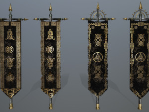 flag 3D 모델