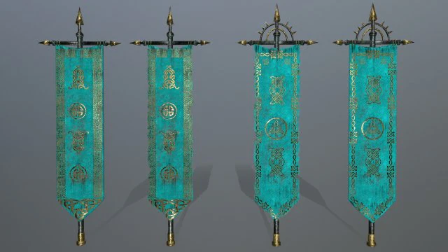 flag 3D Model .c4d .max .obj .3ds .fbx .stl .blend 