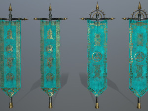 flag Modelo 3D