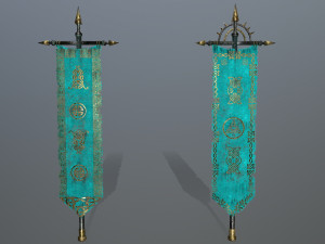 flag Modèle 3D