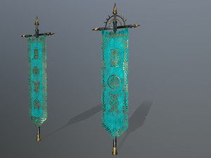 flag Modèle 3D