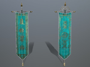 flag Modèle 3D