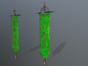 flag 3D 模型