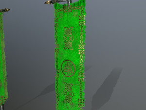flag 3D 模型