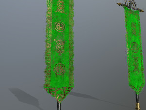 flag 3D 模型