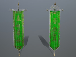 flag 3D 模型