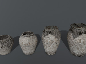 vase set 3D 模型