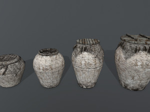 vase set Model 3D