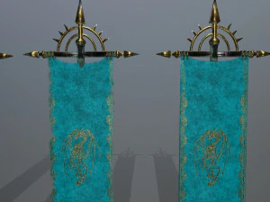 flag set 3D Model
