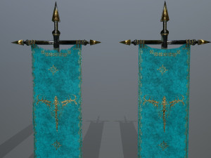 flag set 3D Model