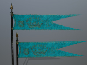 flag set 3D Model