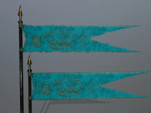 flag set 3D Model
