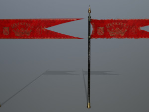 flag set 3D Model