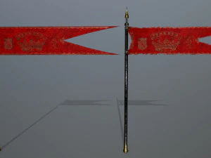 flag set 3D Model
