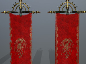 flag set 3D Model