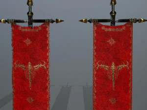 flag set 3D Model