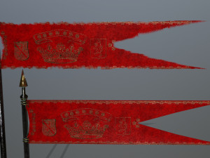 flag set 3D Model