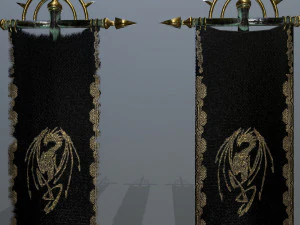 flag set 3D Model