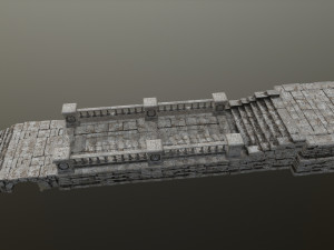 ruin set 3D Modell