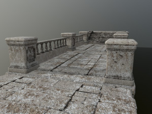 ruin set 3D Modell