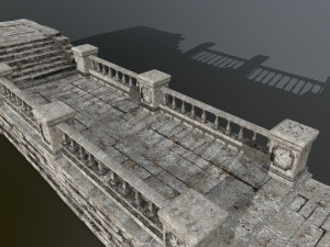 ruin set 3D Modell