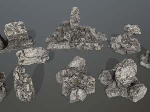 rocks 3Dモデル
