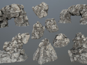 rocks 3D मॉडल
